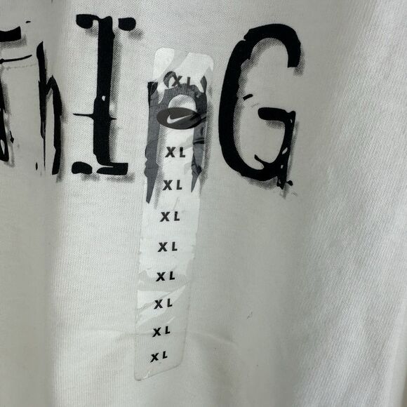 VTG 90s Nike Tee Power Is Nothing WIthout Control XL White T-Shirt USA Made NWOT - Picture 3 of 7